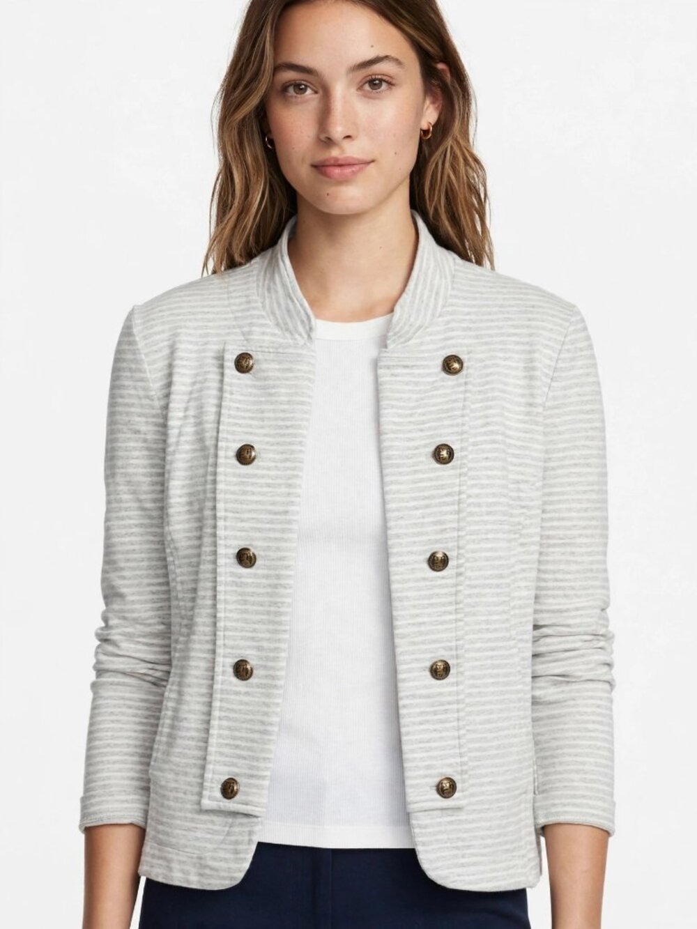 Tommy Hilfiger Striped Cardigan – Size L, Like New